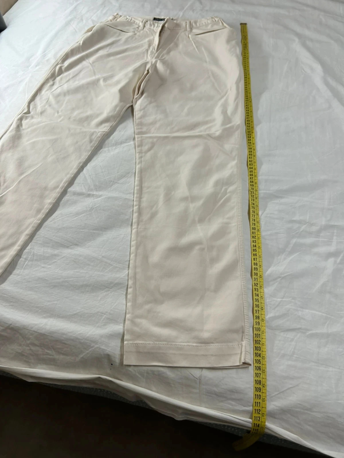 Beige straight cut jiel thée vintage jeans size 42 – photo 4